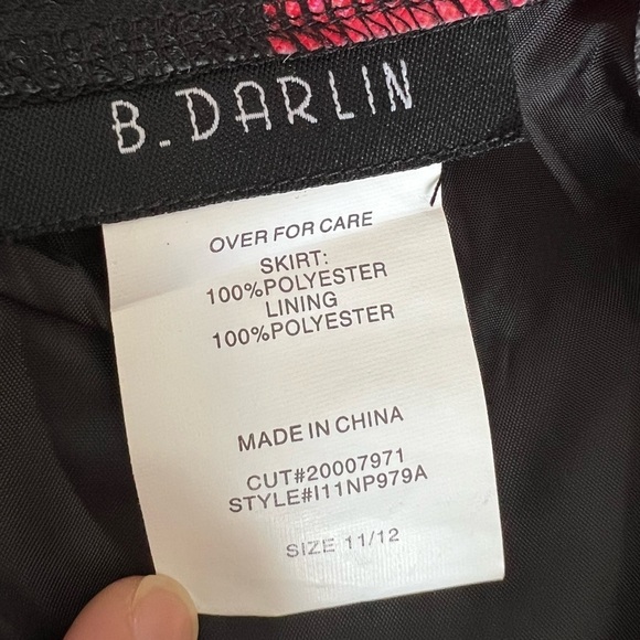 B. Darlin Voluminous Ball Skirt Girls size 11/12 - Picture 4 of 8